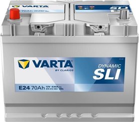 Pièces agricoles - Eclairage - Battery 12V 70Ah 630A E24 VARTA Dynamic SLI