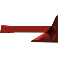 Pièces agricoles - Pièce divers - panneau de support arrière rh -peint-