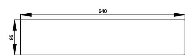 Pièces agricoles - Tracteur pièce origine - Vitre arrière inf.