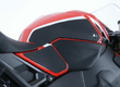 Kit grip de réservoir R&G RACING translucide (4 pièces) Honda CBR1000RR