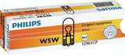 Ampoule conventionnelle W5W 12V 5W W2.1x9.5d Philips