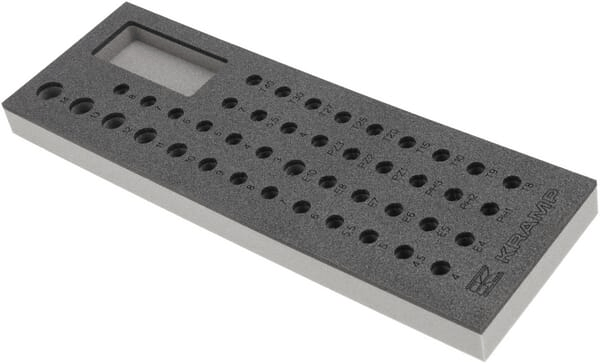 Outils - Outils divers - Insert en mousse pour jeu de douilles 1/4" 43 pcs
