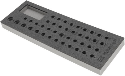 Outils - Outils divers - Insert en mousse pour jeu de douilles 1/4" 43 pcs