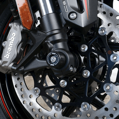 Pièces Quad & Motos - Equipement véhicule - Protection de fourche R&G RACING noir Kawasaki ZH2