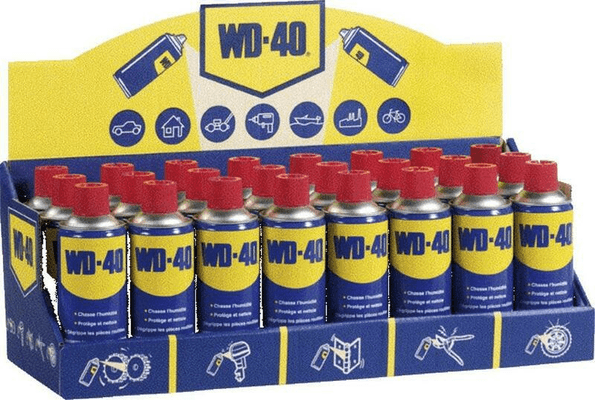 Pièces Quad & Motos - Outillage - Présentoir + aérosol WD-40 - 500ml (x24)