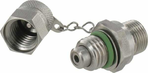 Pièces agricoles - Hydraulique - Point de mesure 3/8 WD RVS