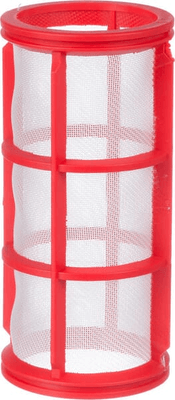 Pièces agricoles - Pièce Pulvérisateur - Cartouche filtrante 32 mesh rouge avec joints toriques