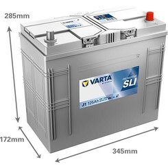 Pièces agricoles - Eclairage - Battery 12V 125Ah 720A J1 VARTA Promotive SLI