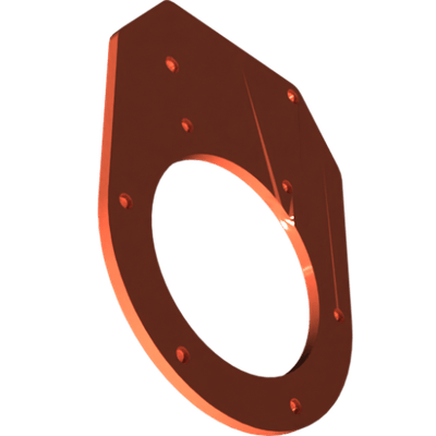 Pièces agricoles - Pièce divers - support hydr. ventilateur -peint-