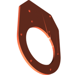 Pièces agricoles - Pièce divers - support hydr. ventilateur -peint-