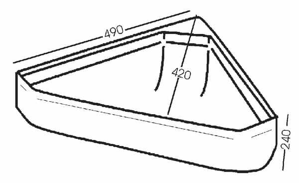 Pièces agricoles - Cloture,Jardin & Sylviculture - Auge d'angle convertible 21L
