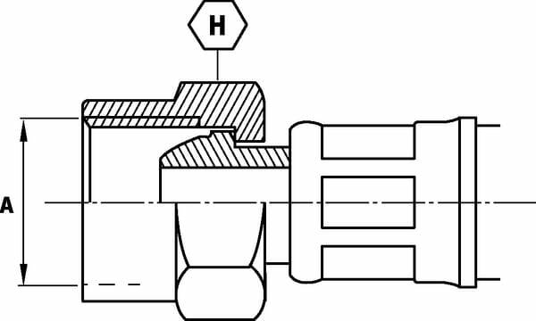 Pièces agricoles - Hydraulique - Raccord 1/2"