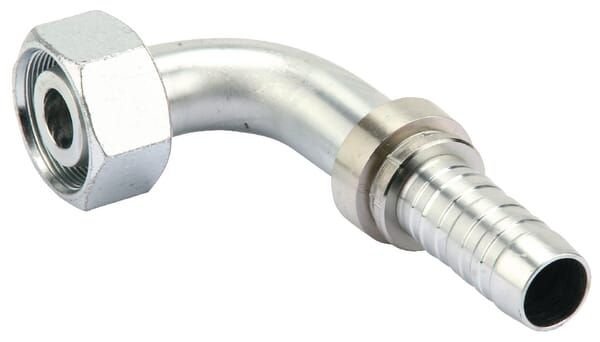 Pièces agricoles - Hydraulique - Racc. à sertir 90° DN32-M52x2