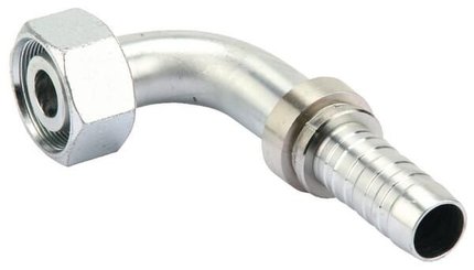 Pièces agricoles - Hydraulique - Racc. à sertir 90° DN32-M52x2