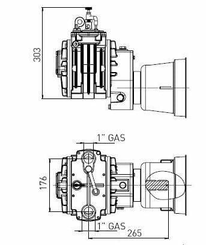 Pièces agricoles - Fertilisation & Lisier - Entraînement hydraulique de pompe à vide BP