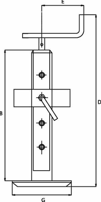 Pièces agricoles - Pièce divers - Béquille