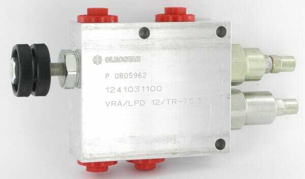 Pièces agricoles - Hydraulique - Clapet pour charrue VRA/LPD 40