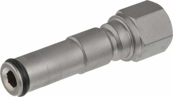 Pièces agricoles - Hydraulique - Accouplement mâle ST-247 x filetage femelle 1/4", acier inoxydable