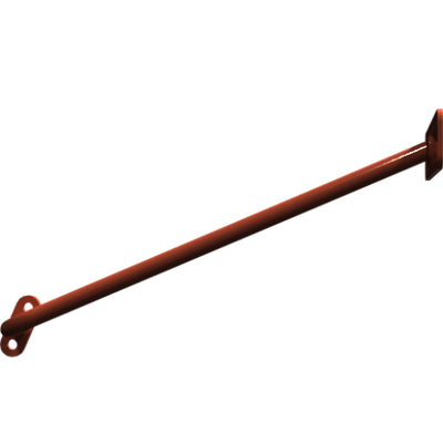 Pièces agricoles - Pièce divers - support gauche soudé -peint-