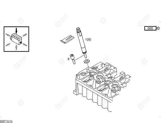 Pièces agricoles - Pieces moteur - INJECTEUR COMPLET