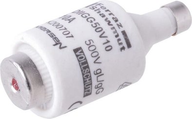 Pièces agricoles - Electricité - Fusible 500V 10A longueur 50mm