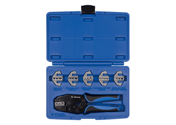 Outils - Outils divers - Coffret pince à sertir - 6 matrices interchangeables - 7pcs