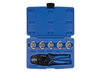 Outils - Outils divers - Coffret pince à sertir - 6 matrices interchangeables - 7pcs