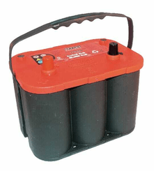Pièces agricoles - Eclairage - Batterie 12V 50Ah 815A AGM Red Top RTS 4.2 Optima