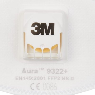 Vêtements et protections - Equipement - Masque anti-poussière FFP2 avec valve 9322+ 10 pièces