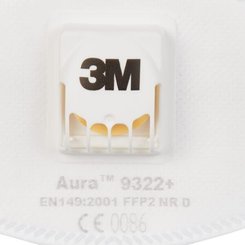 Vêtements et protections - Equipement - Masque anti-poussière FFP2 avec valve 9322+ 10 pièces