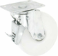 Roue pivotante, roue en polyamide : Ø80x30mm, Fixation de plaque: 100x80mm Load: 90kg, Ro-Carr