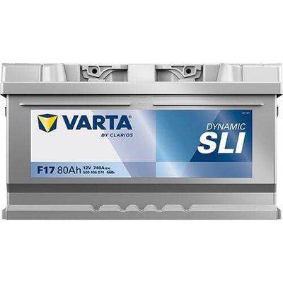 Pièces agricoles - Eclairage - Battery 12V 80Ah 740A F17 VARTA Dynamic SLI