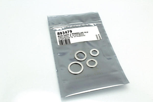Pièces Quad & Motos - Outillage - Pack 4 rondelles joint de vidange BIHR alu M8/M10/M12/M14
