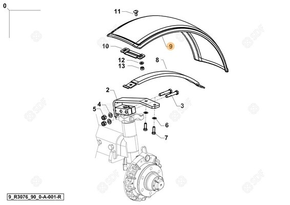 Pièces agricoles - Cabine et structure - AILE