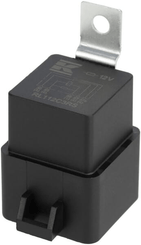 Pièces agricoles - Eclairage - Mini relais 12V, inverseur, 30/40A, avec résistance, avec cadre et support enfichable