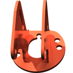 Pièces agricoles - Pièce divers - support verin soudé -peint-