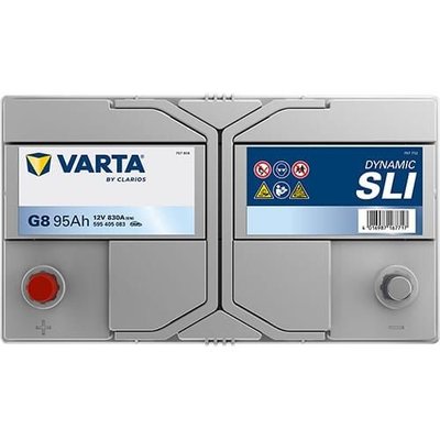 Pièces agricoles - Eclairage - Battery 12V 95Ah 830A G8 VARTA Dynamic SLI