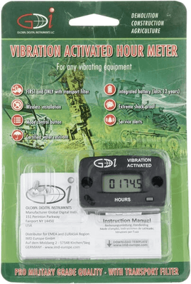 Pièces agricoles - Moteurs pièce adaptable - Compteur de vibrations, avec filtre de transport