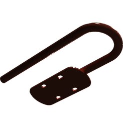 Pièces agricoles - Pièce divers - support droite-peint-