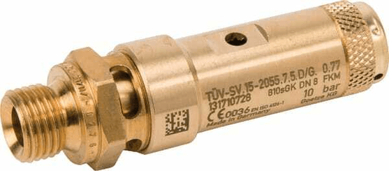 Pièces agricoles - Pièce pneumatique - Soupape sécurité 1/4"CE 10 bar