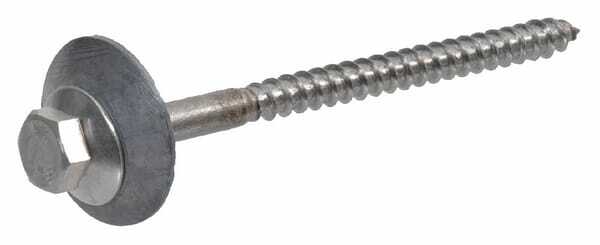 Pièces agricoles - Fasteners - Vis à bois 7x110mm, tête hexagonale 12mm, acier inoxydable, DIN 571 Kramp