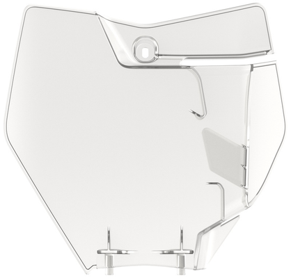 Pièces Quad & Motos - Plastiques - Plaque numéro frontale POLISPORT transparent KTM SX/SX-F125