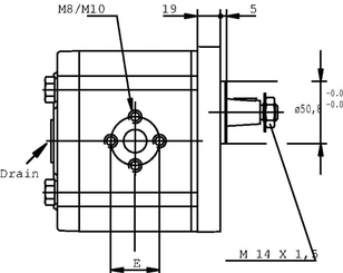 Pièces agricoles - Hydraulique - Motoréducteur PLM30.27R0-83E3-LGE