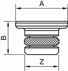 Pièces agricoles - Pièce pneumatique - Pièce de fermeture soup. 1/4"