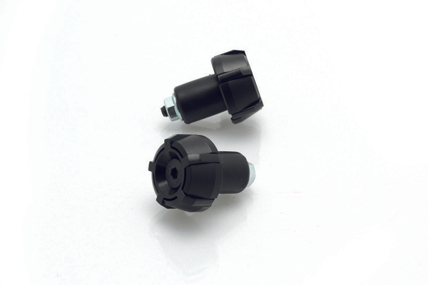 Pièces Quad & Motos - Equipement véhicule - Embouts De Guidon Aluminium V PARTS Spark Ø18mm - Noir/Noir