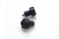 Embouts De Guidon Aluminium V PARTS Spark Ø18mm - Noir/Noir