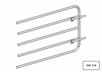 Materiels - Cage de contention - PACK DE 12 AVANTS PORTE STANDARD EX5 L.1.51M