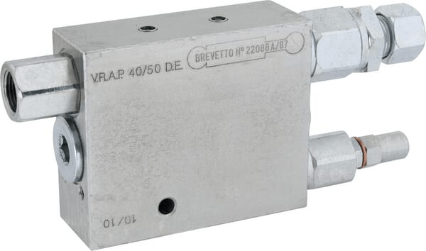 Pièces agricoles - Hydraulique - Vanne de charrue VRAP DE, piston 40 - 60mm