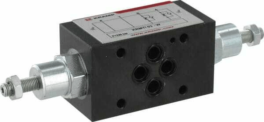 Pièces agricoles - Hydraulique - Clapet antiretour étrangl. NG6