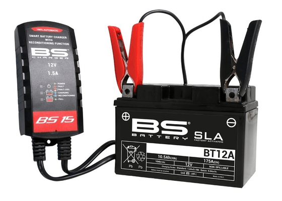 Pièces Quad & Motos - Electrique - Chargeur de batterie intelligent BS BATTERY BS15